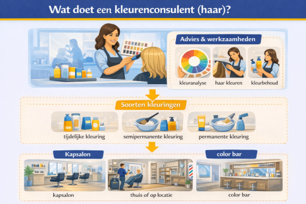 Wat doet een kleurenconsulent (haar)